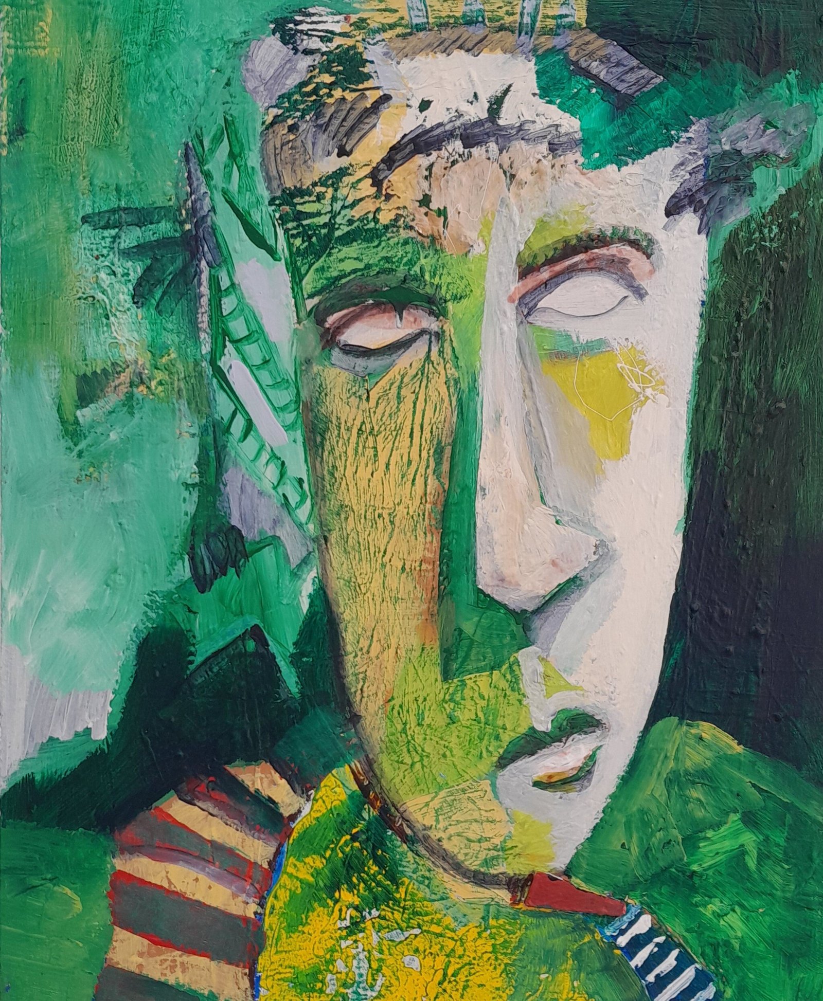 portrait au petit pois