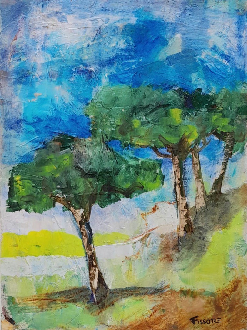 Arbres 30x40cm