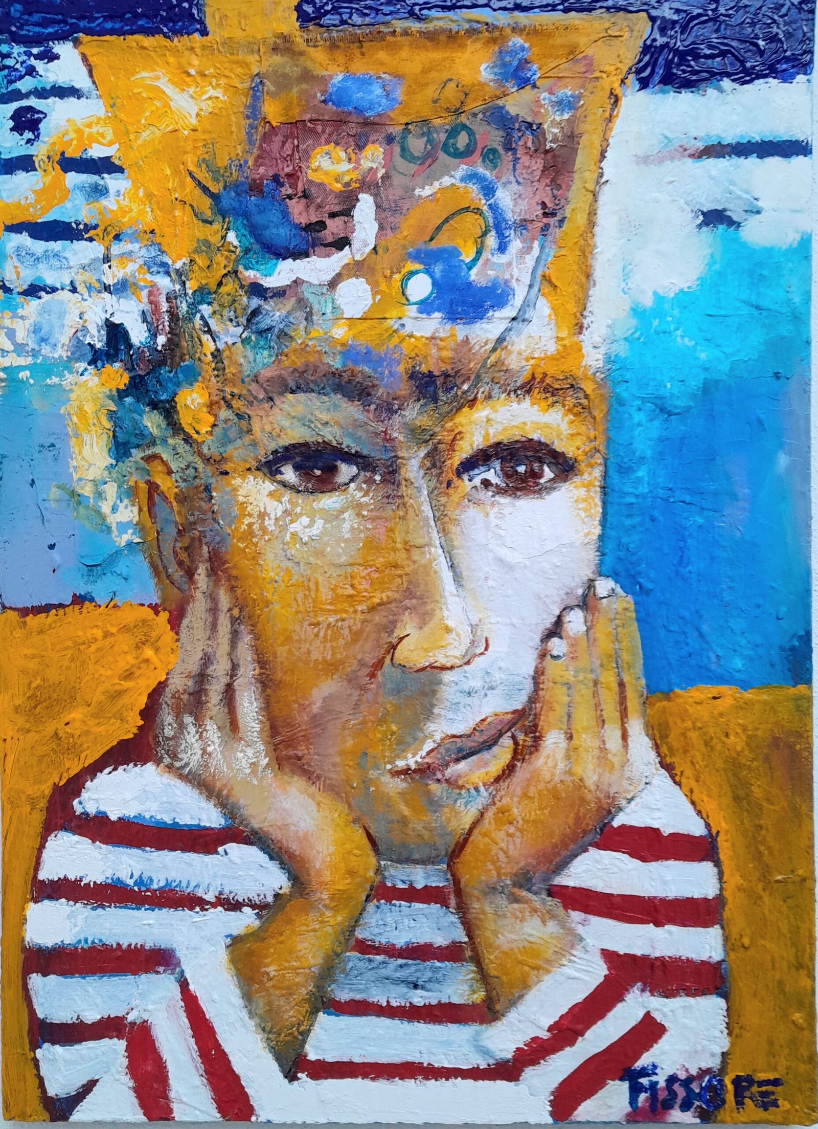 Philippe Fissore sur toile portraits