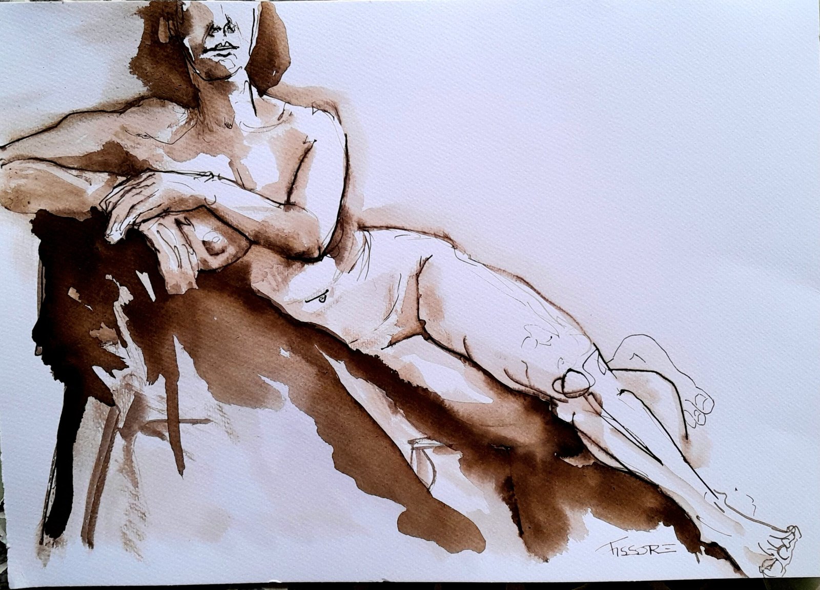 philippe fissore sur papier figure