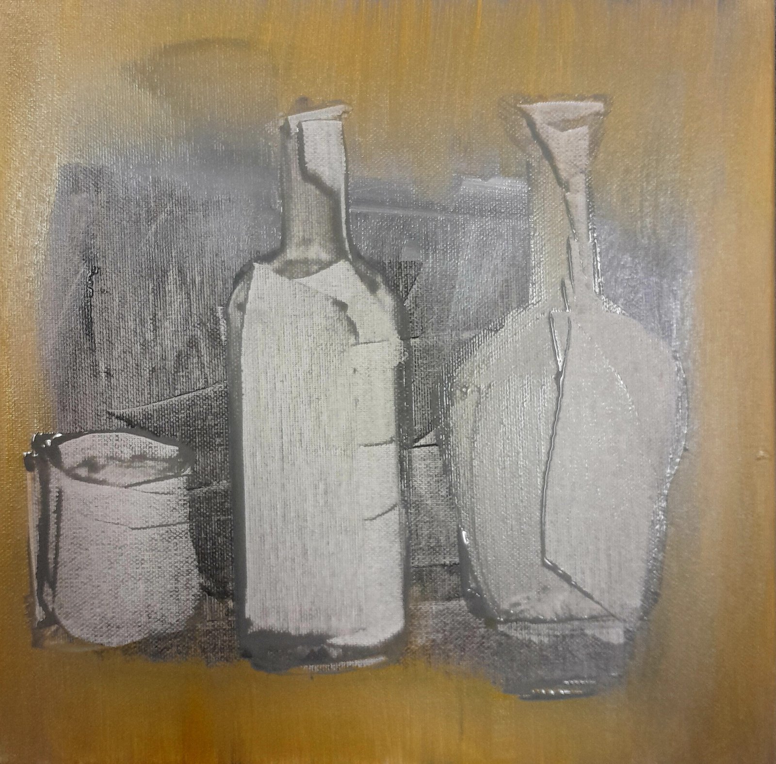 philippe fissore toile personnage nature morte